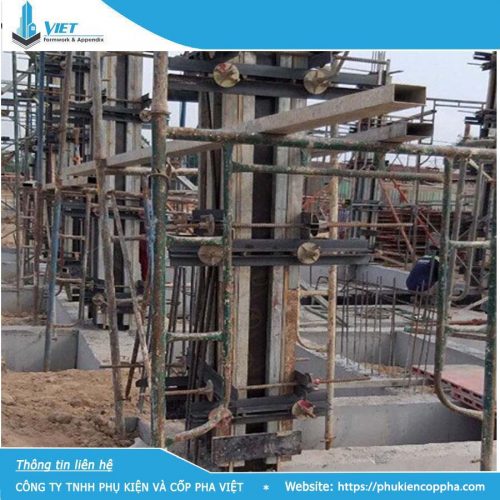 Ty ren và tán chuồn được dùng chung trong hệ cốp pha ván