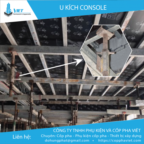 Ứng dụng U kích console tại công trình