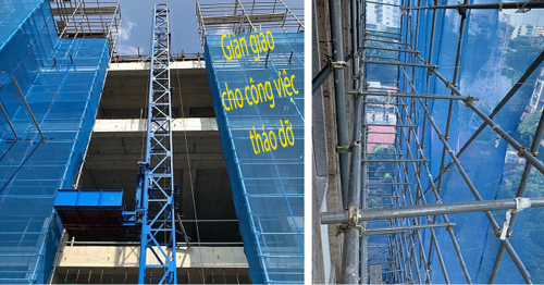Giàn giáo cho công việc tháo dỡ