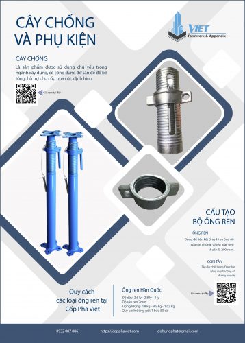 Cây chống và ống ren
